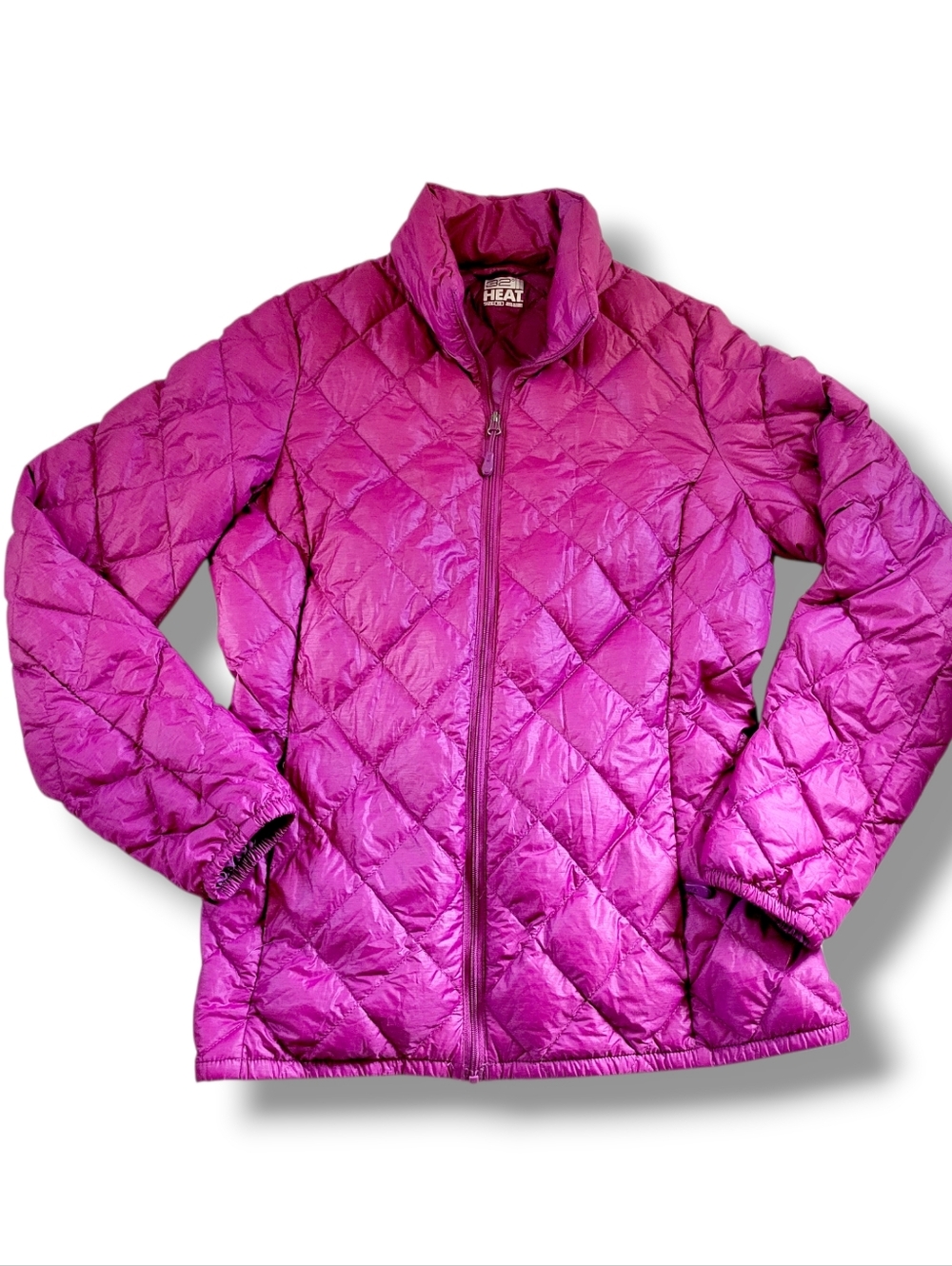32 Degrees | HEAT Cute Fuchsia Lightweight Quilted Puffer Jacket (SIZE XS) - Picture 3 of 12